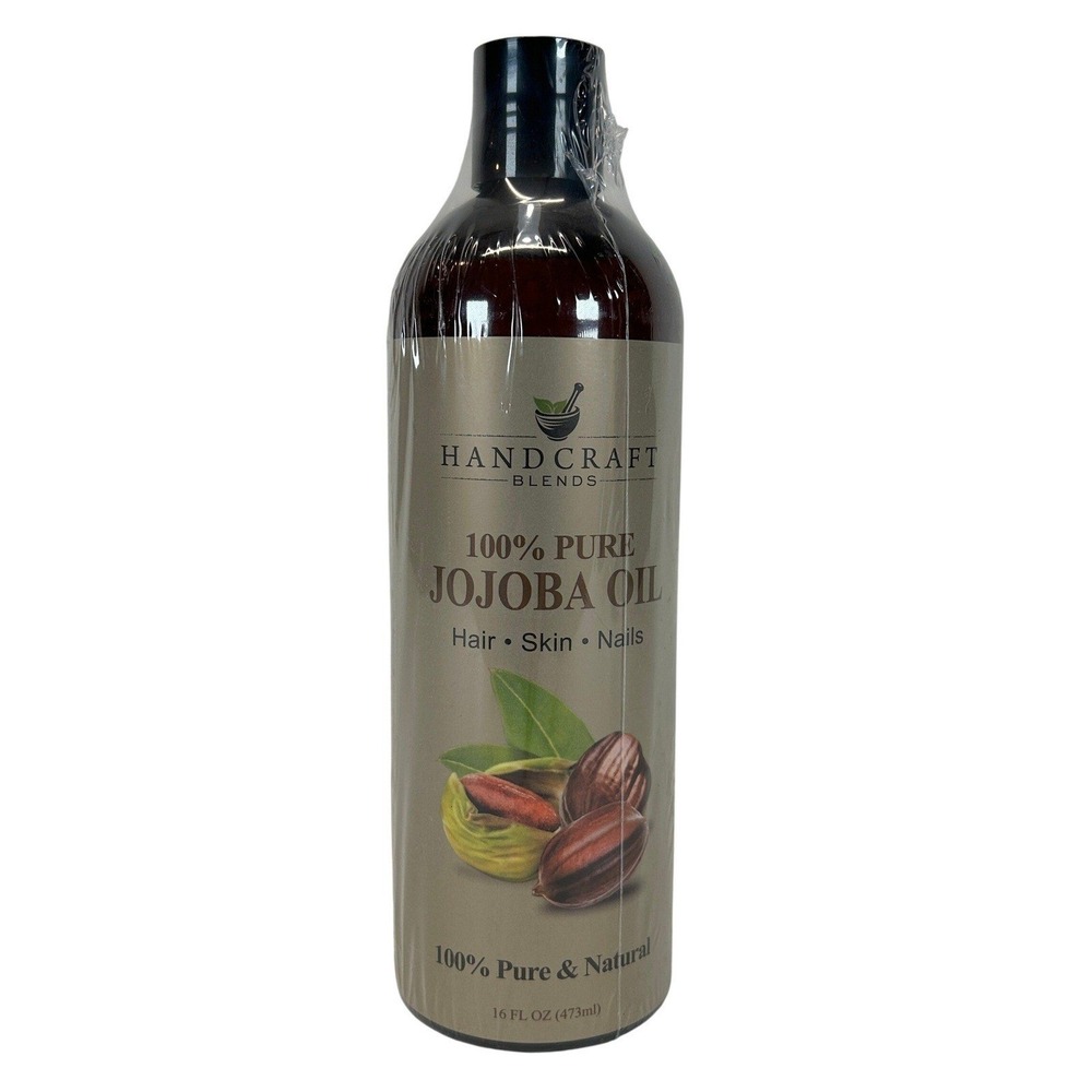 Handcraft Blends 100% Pure Jojoba Oil 16 fl oz Cold Pressed Carrier Oil NEW
